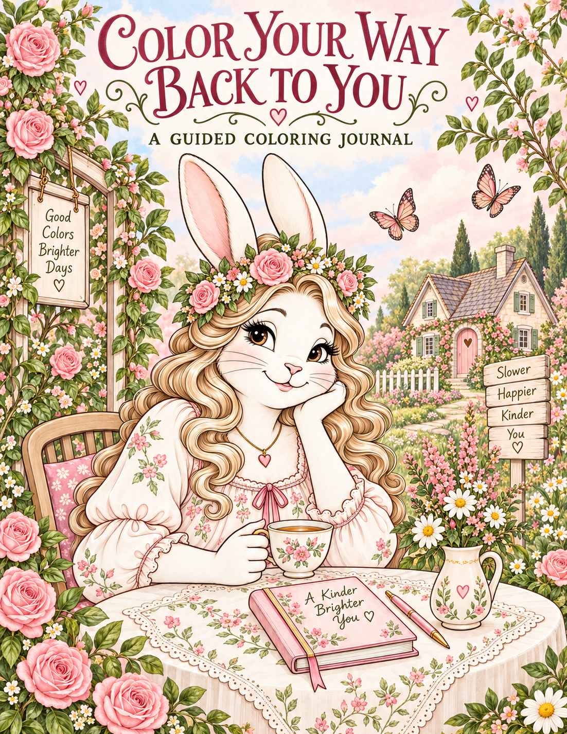 Coloring Your Way Back to You book cover by Cheryl Mikel